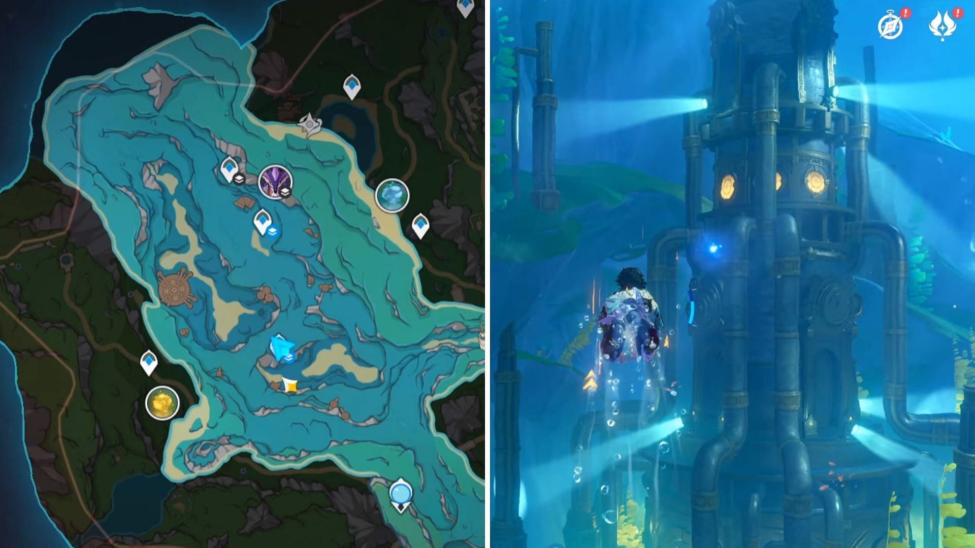 Trigger the World Quest in Liffey region (Image via HoYoverse)