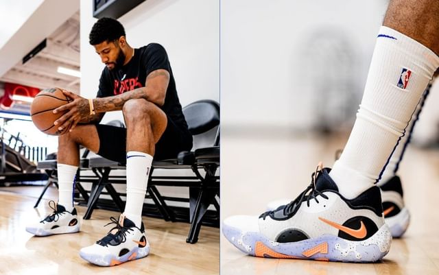 paul george shoes gray