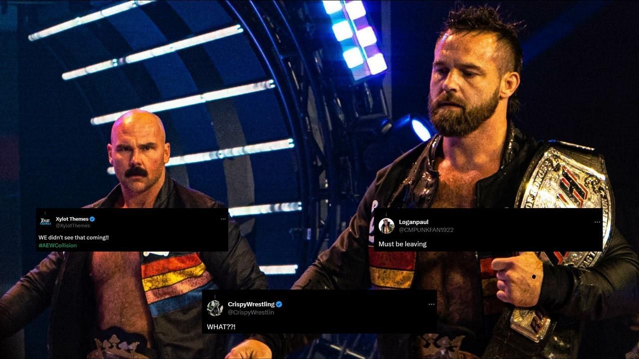 FTR lost their AEW Tag Team titles earlier tonight on Collision