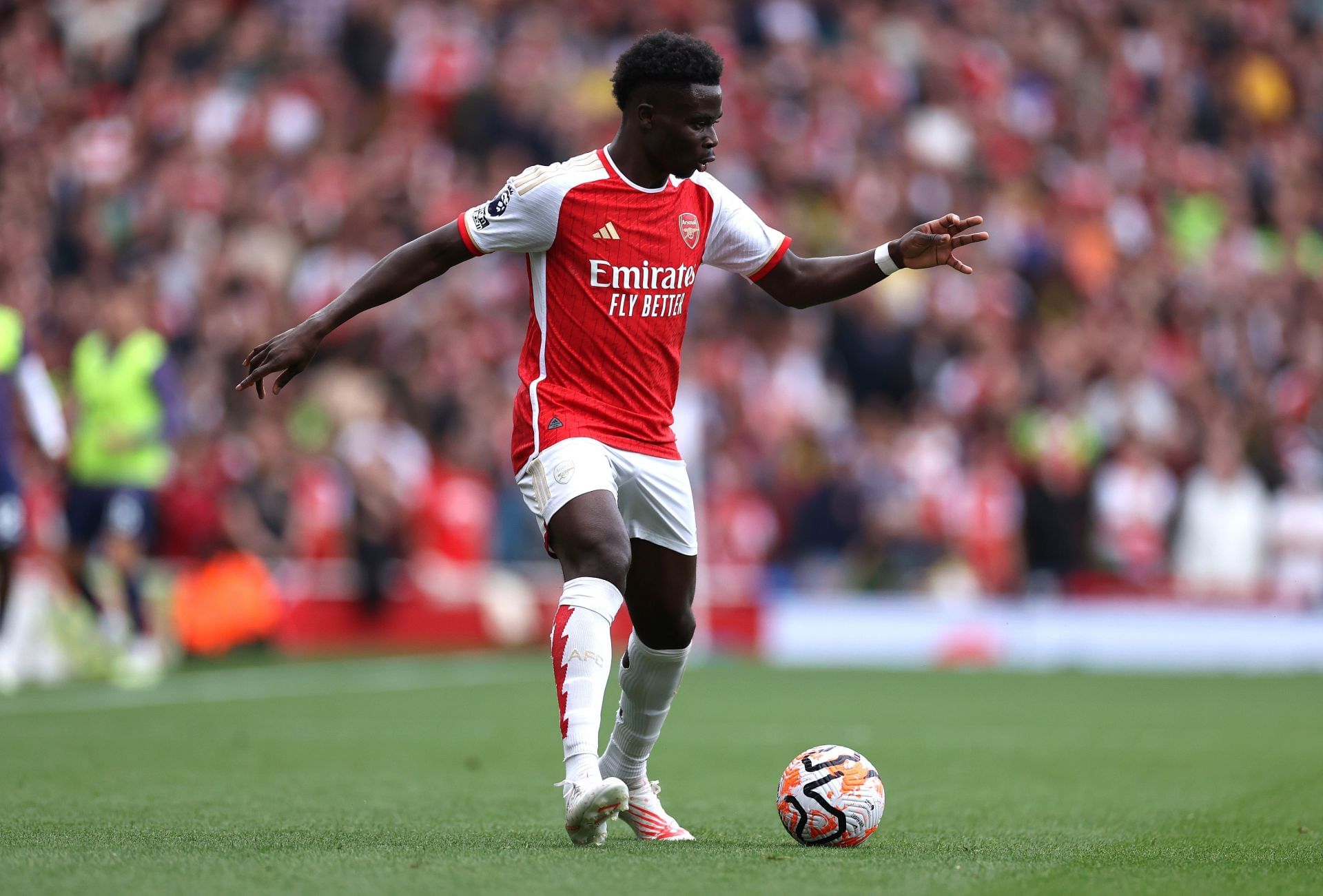 Bukayo Saka is now the main man at the Emirates.