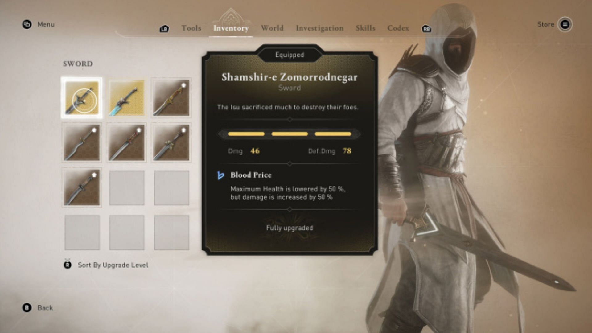 Shamshir-e Zomorrodnegar (Image via Ubisoft)