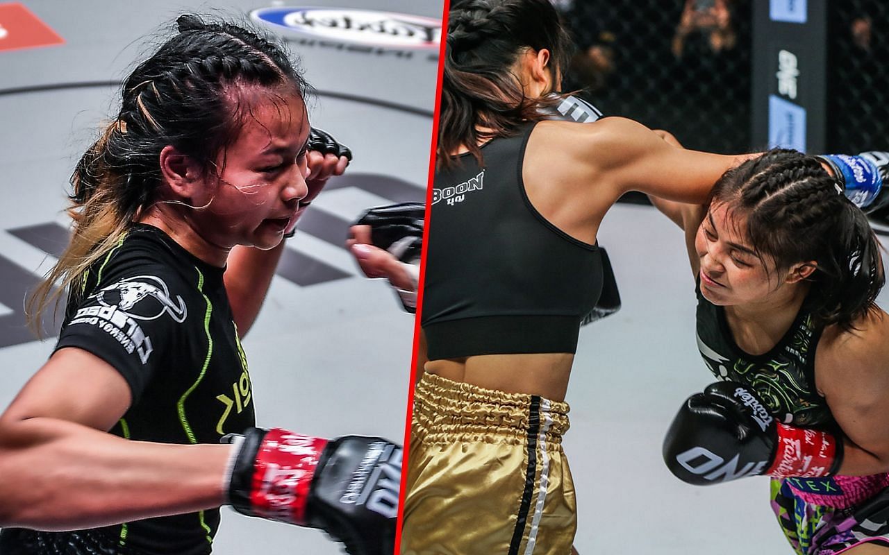 Supergirl (L) vs. Stamp | Image by ONE Championship
