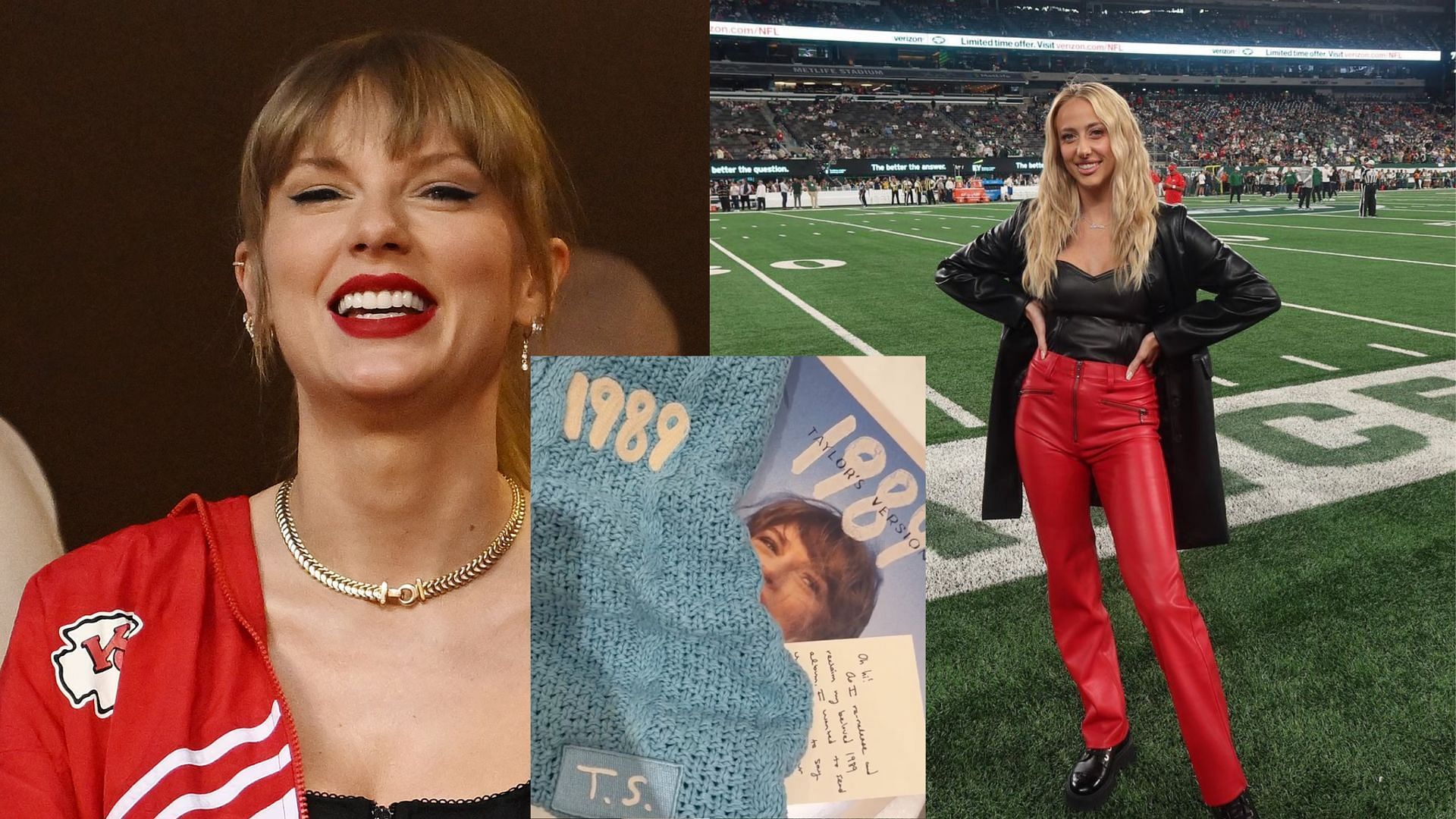 Taylor Swift Gifts Brittany Mahomes '1989' and Limited Edition Cardigan