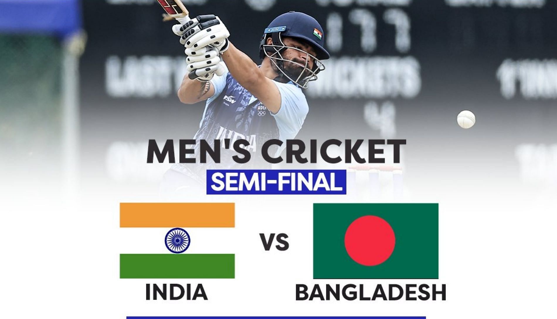 India vs Bangladesh, Asian Games 2023 cricket
