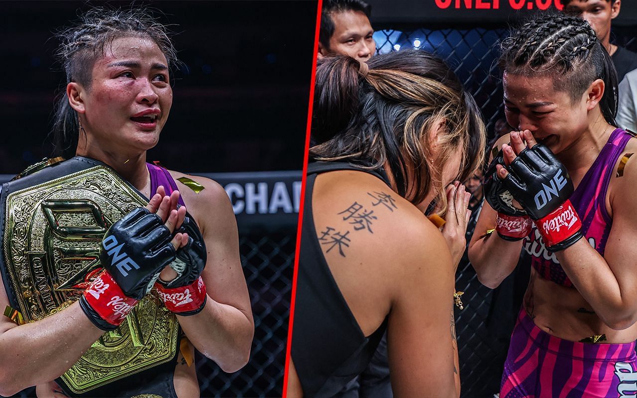 Stamp Fairtex is proud to carry the atomweight title after Angela Lee