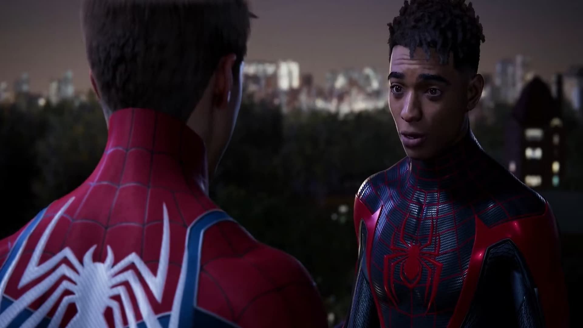 New Miles Morales look in the game (Image via Insomniac Games)