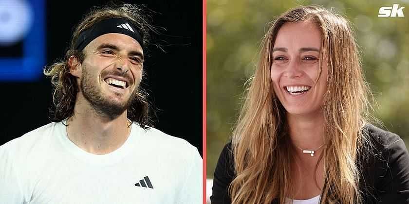 Stefanos Tsitsipas and Paula Badosa