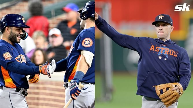 Alex Bregman glorifies Astros' Jose Altuve after ALCS Game 5 heroics: "I hope my son grows up to be the man he is"
