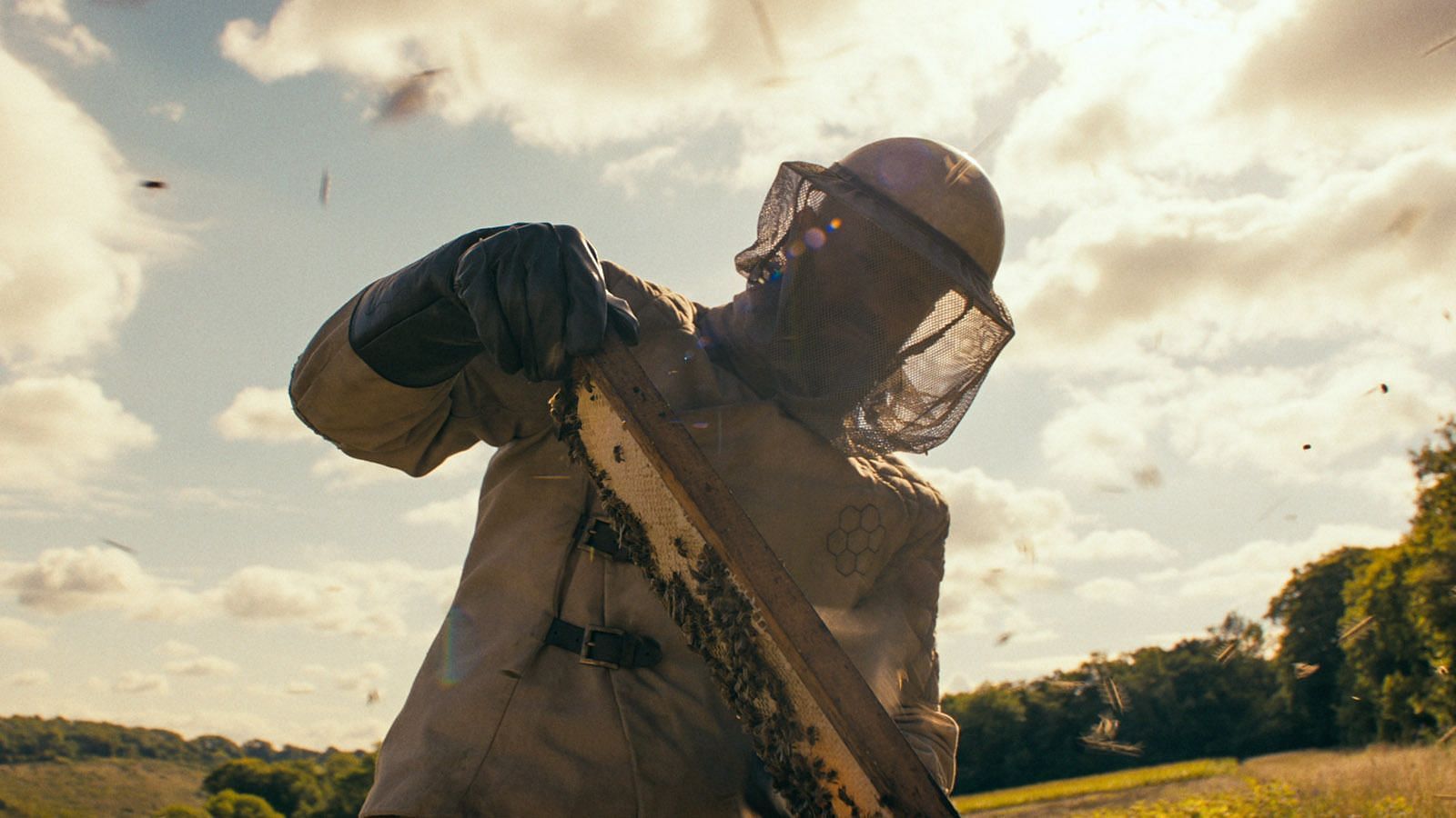 A still from The Beekeeper. (Photo via YouTube/Miramax)
