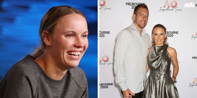 Caroline Wozniacki astounded by husband David Lee's bagel-eating method; playfully questions whether it is a "serial killer move"
