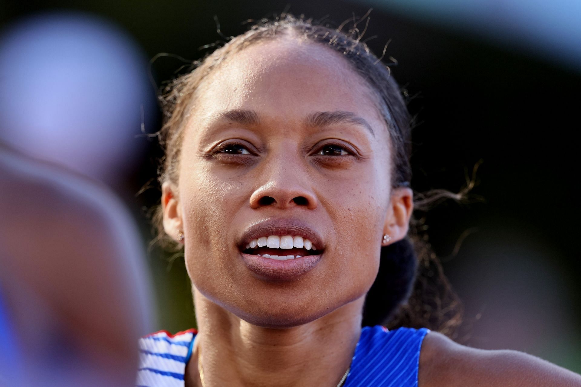 Allyson Felix at World Athletics Championships Oregon22 - Day Nine