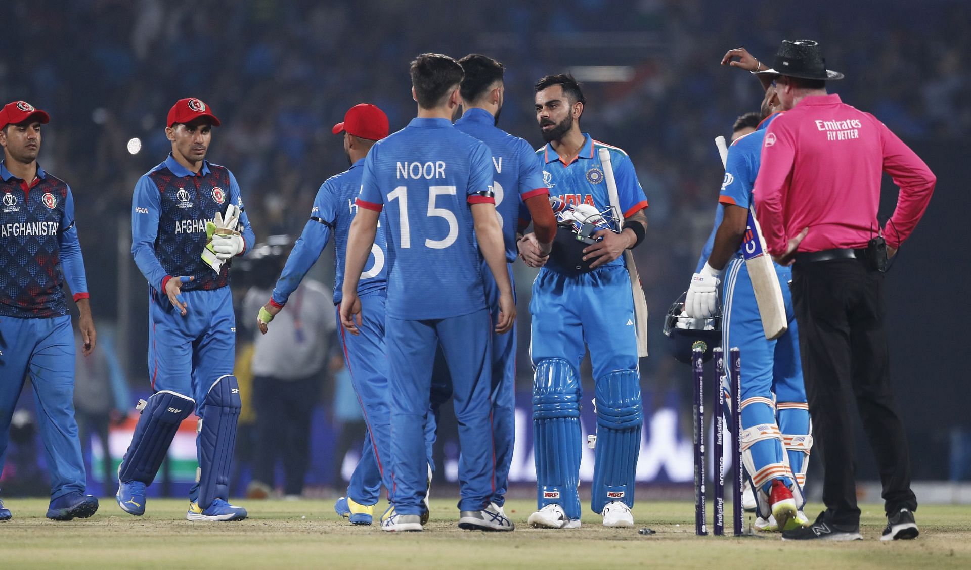 India recently beat Afghanistan comprehensively at the 2023 ODI World Cup [Getty Images]