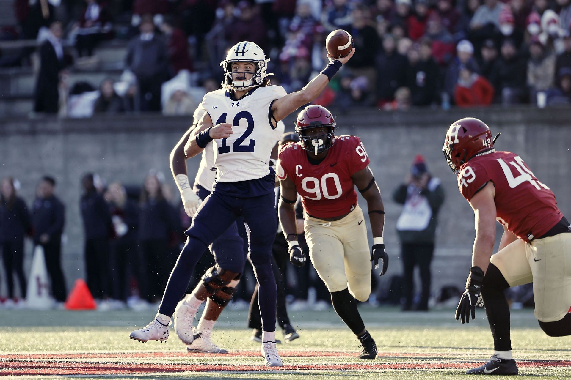 Harvard and Yale started playing in 1875