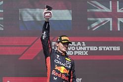 Watch: Max Verstappen gets booed on the podium by the crowd after the 2023 F1 US GP