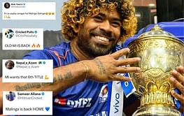 "MI family is now complete" - Fans erupt as Lasith Malinga joins Mumbai Indians as bowling coach