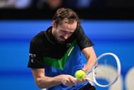 Daniil Medvedev in action at the Erste Bank Open