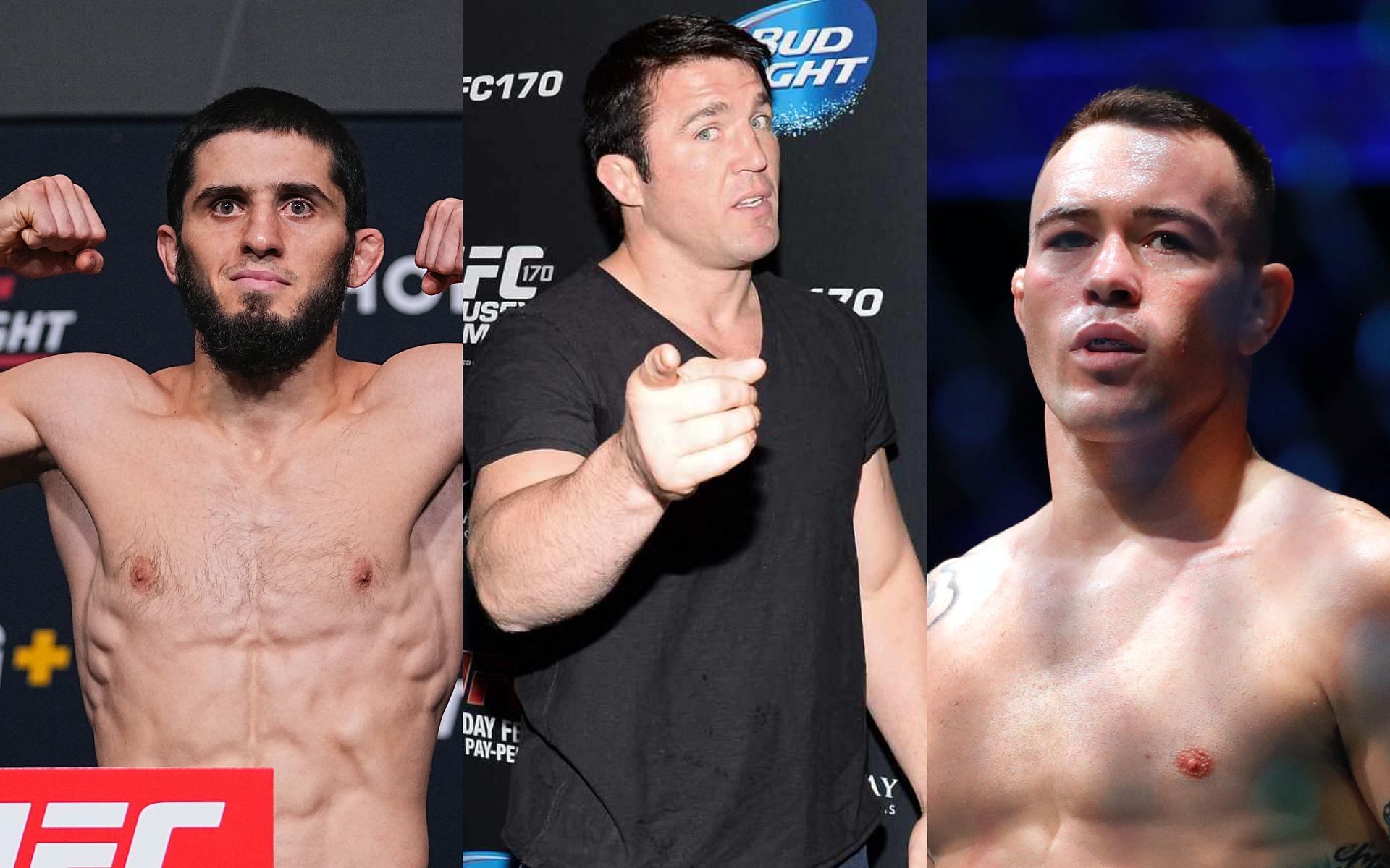 Islam Makhachev, Chael Sonnen and Colby Covington [Image credits: Getty Images]