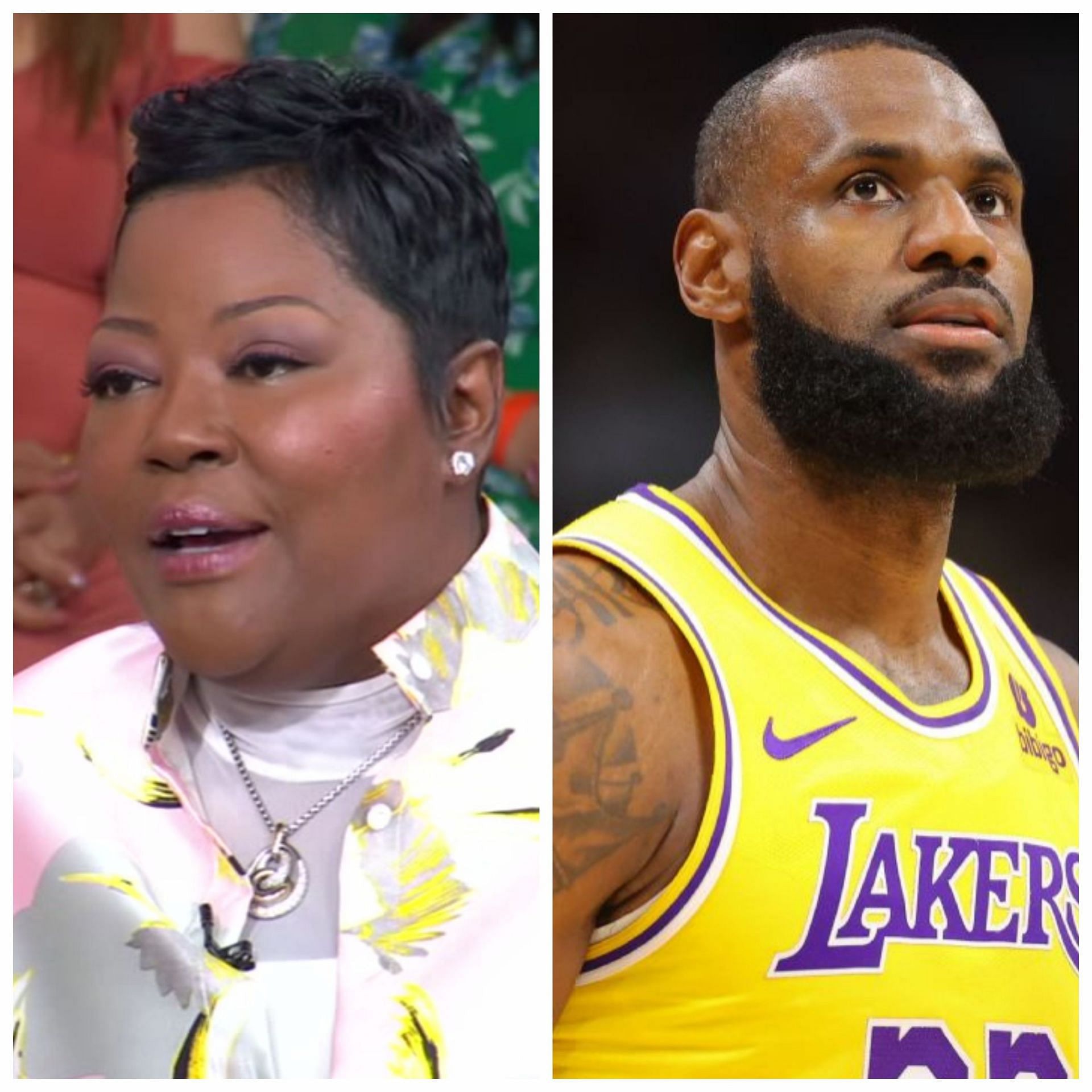 Watch: LeBron James shows love to Wanda Durant after edging out her son, Kevin Durant in clash of titans