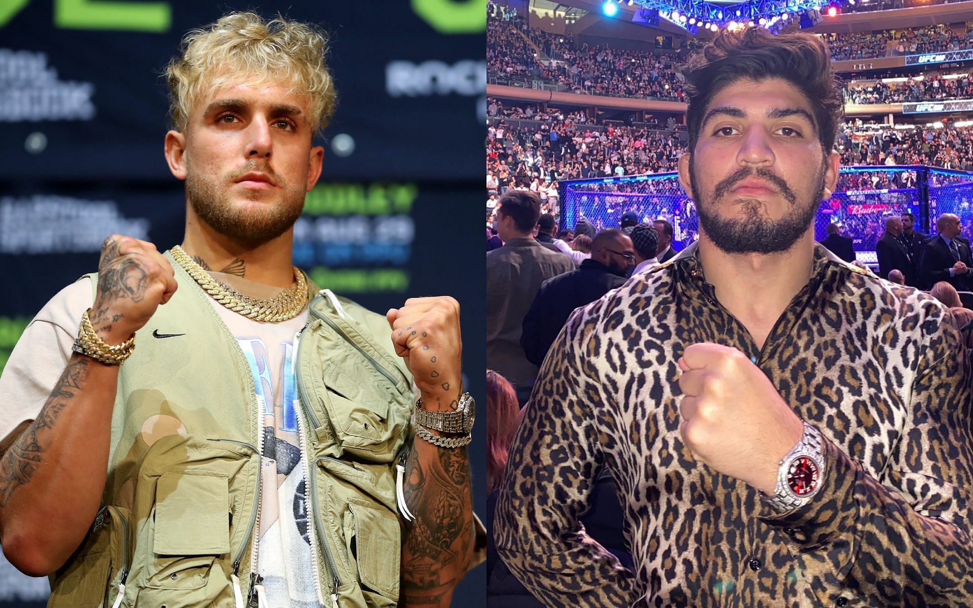 Jake Paul and Dillon Danis [Image credits: Getty Images and @dillondanis on Instagram]