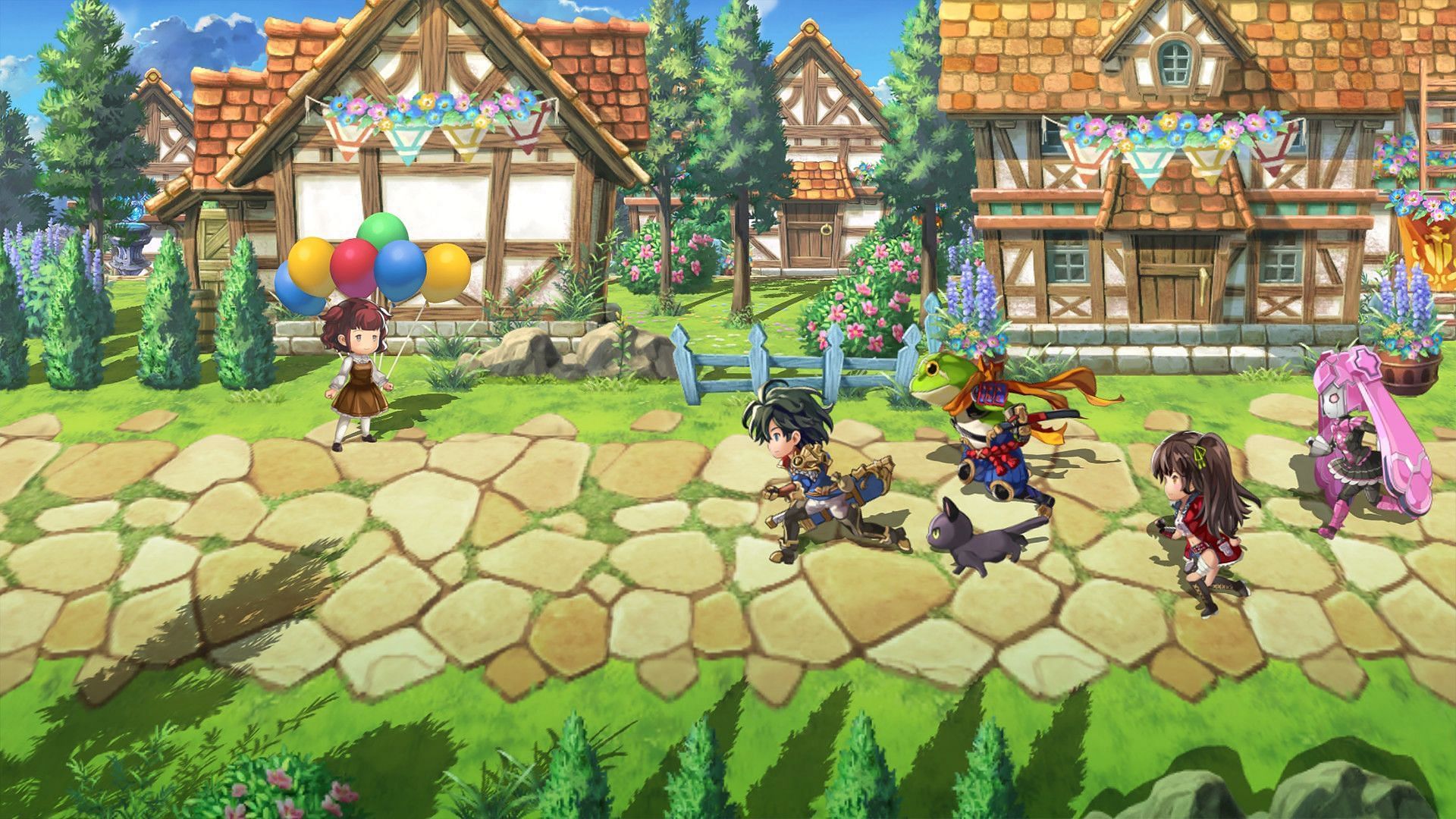 An in-game screenshot of Another Eden gameplay. (Image via Wright Flyer Studios)