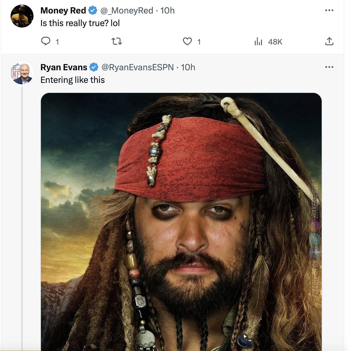 Social media users share hilarious responses as Musk allegedly saved Amber Heard&#039;s role in Aquaman 2: Reactions explored. (Image via Twitter)