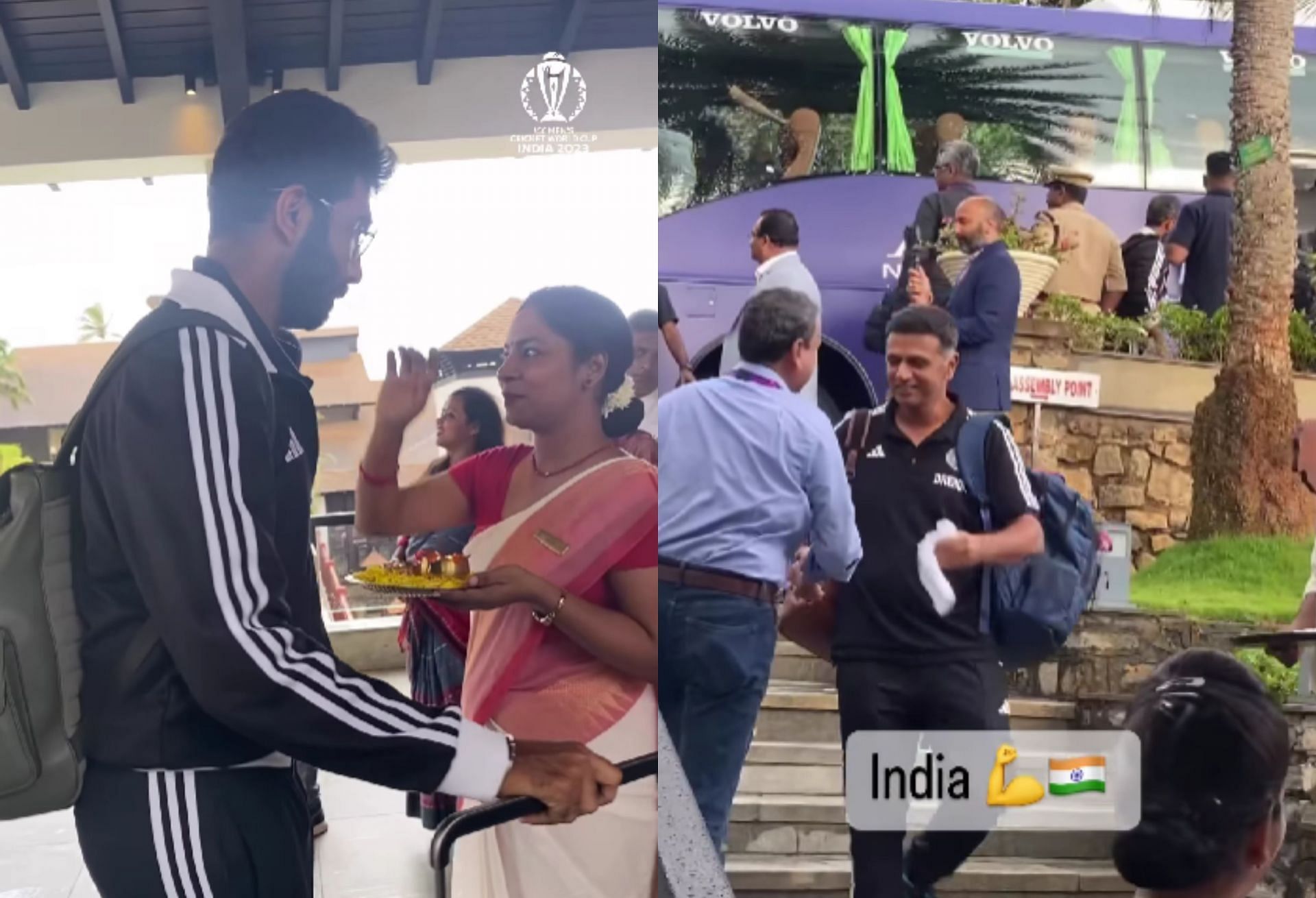 [Watch] Team India Players Receive A Traditional Welcome After Arriving ...