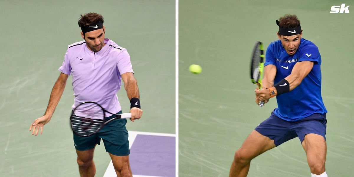 Roger Federer and Rafael Nadal faced off in the 2017 Shanghai Masters final.