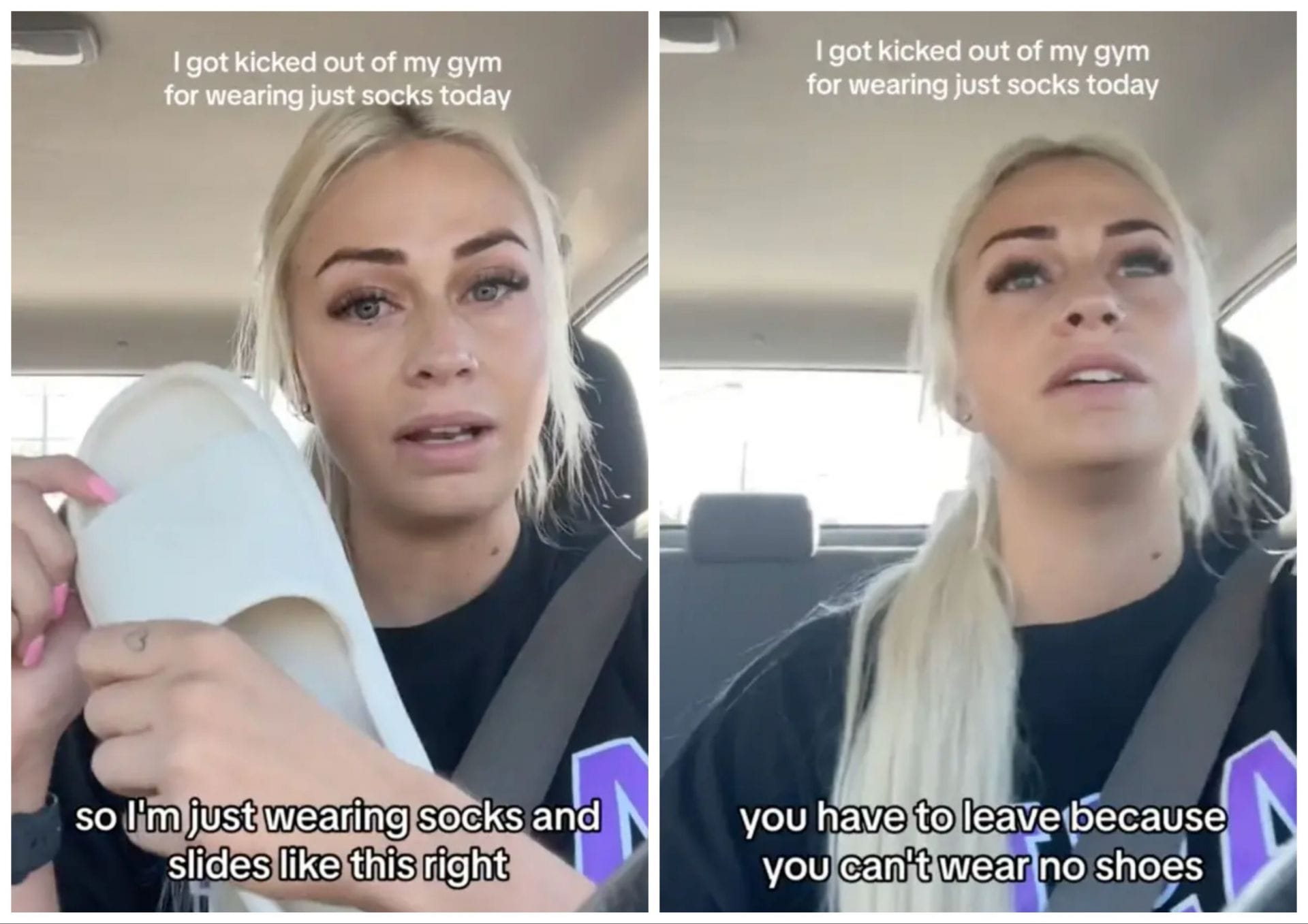 Australian woman slams stupid rule after being kicked out of gym for  wearing socks