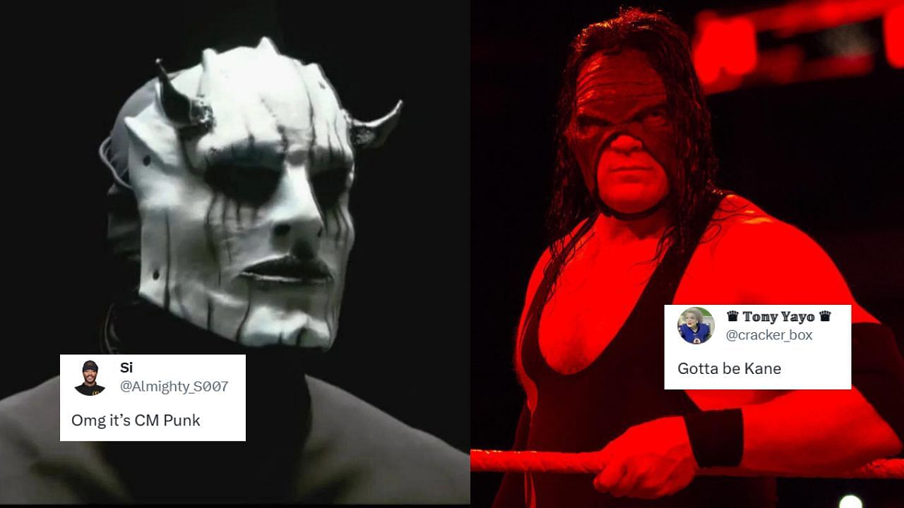 A masked man showed up on AEW Collision and fans had wild theories