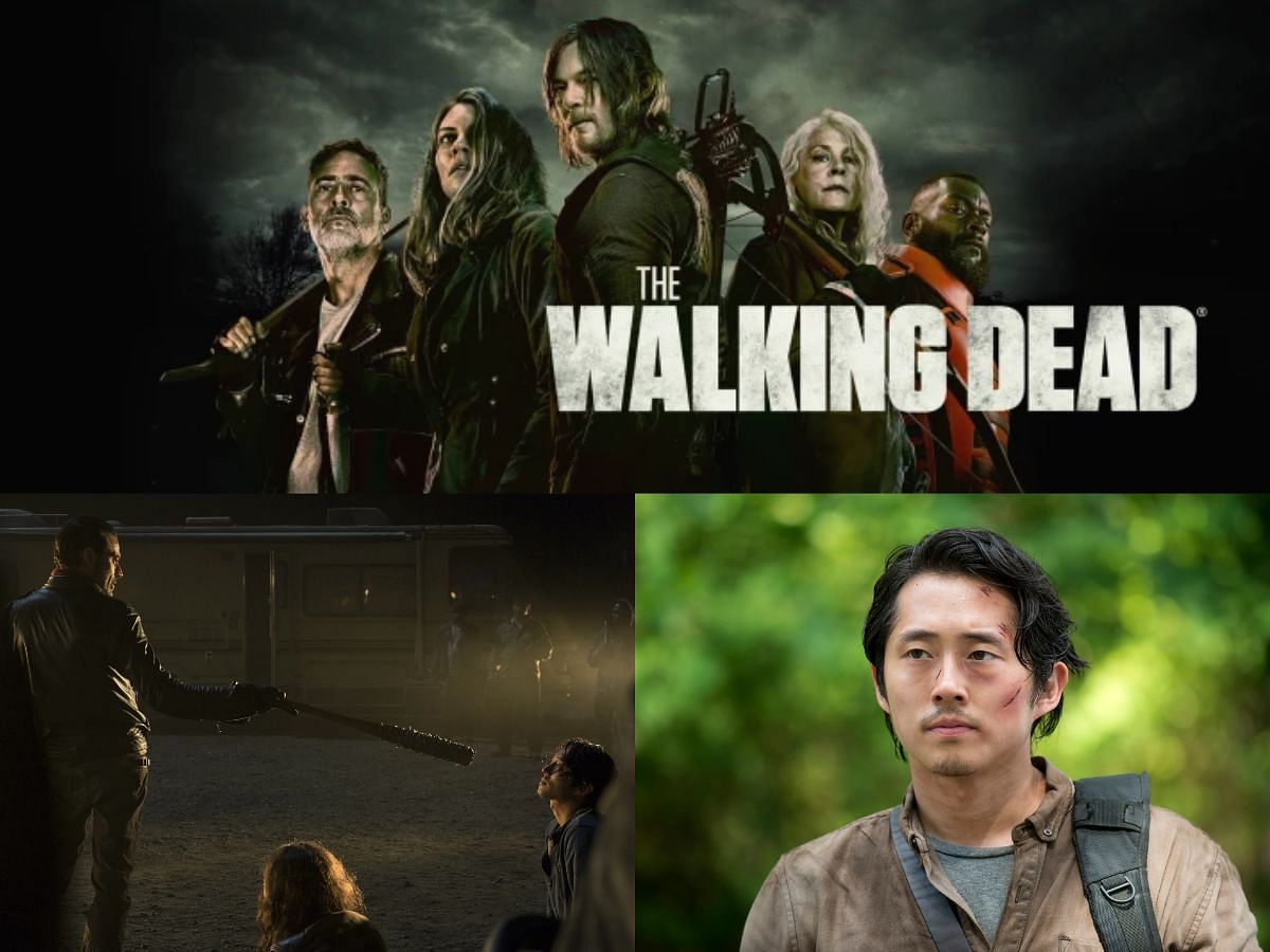 Stills of Glenn in The Walking Dead. (Photos via AMC)