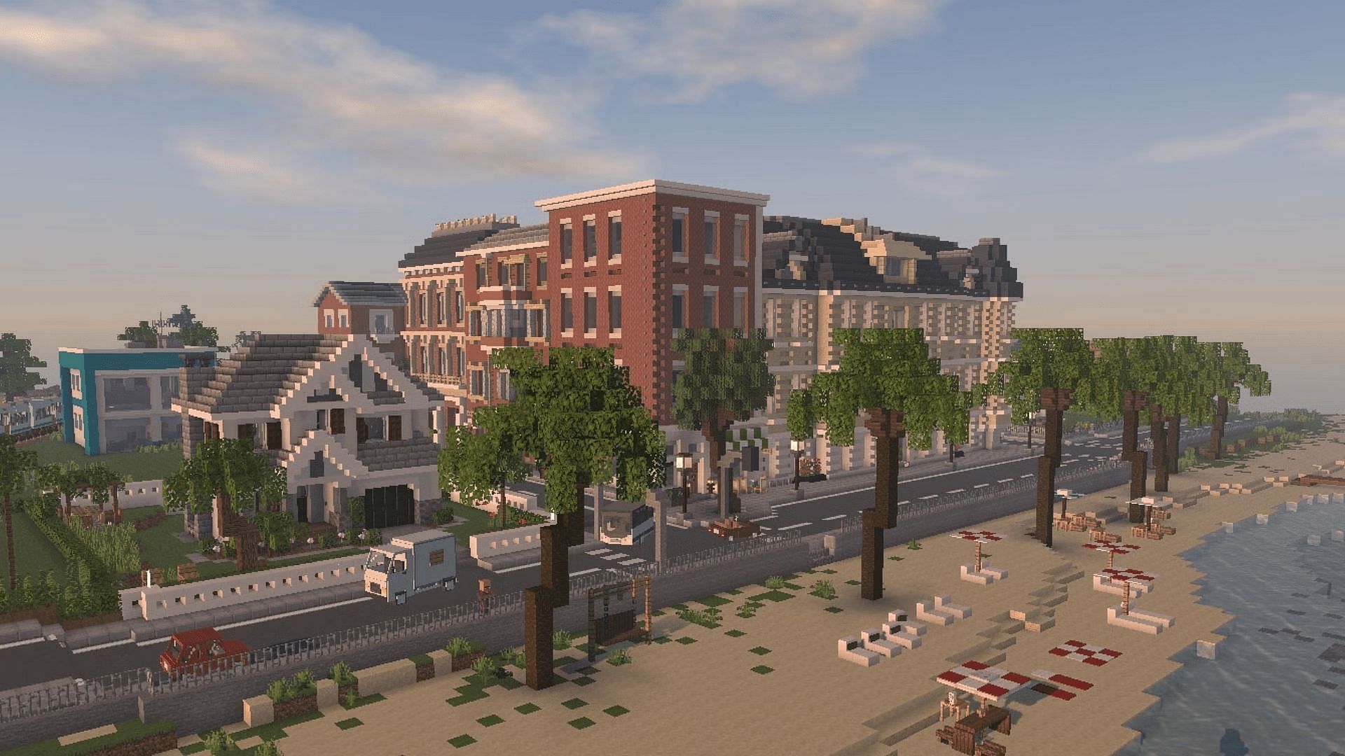 The right seed can be a perfect setting for city building (Image via DANI4355/Minecraft Maps)