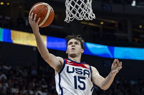 Austin Reaves of the LA Lakers was Team USA's second-leading scorer in the 2023 FIBA World Cup.