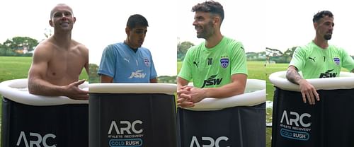 BFC players using ARC equipment (Image via Sportskeeda)