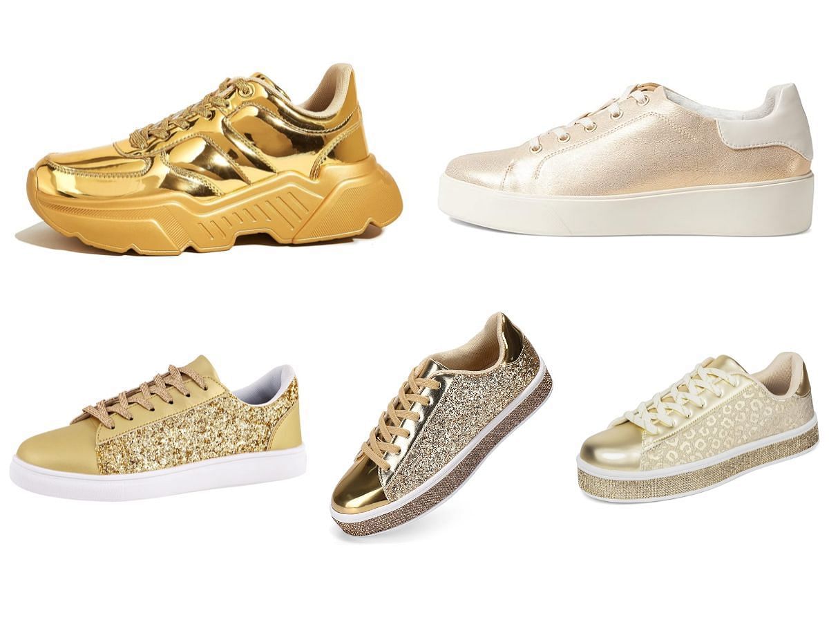 PANGEA in GOLD Court Sneakers - OTBT shoes
