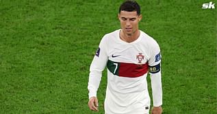 Cristiano Ronaldo suffers painful blow to foot after pitch invader attempts to take selfie during Portugal vs Bosnia; video goes viral