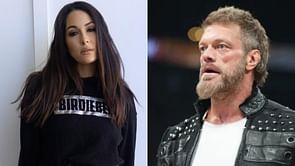 WWE Hall of Famer Brie Bella reacts to Edge signing with AEW