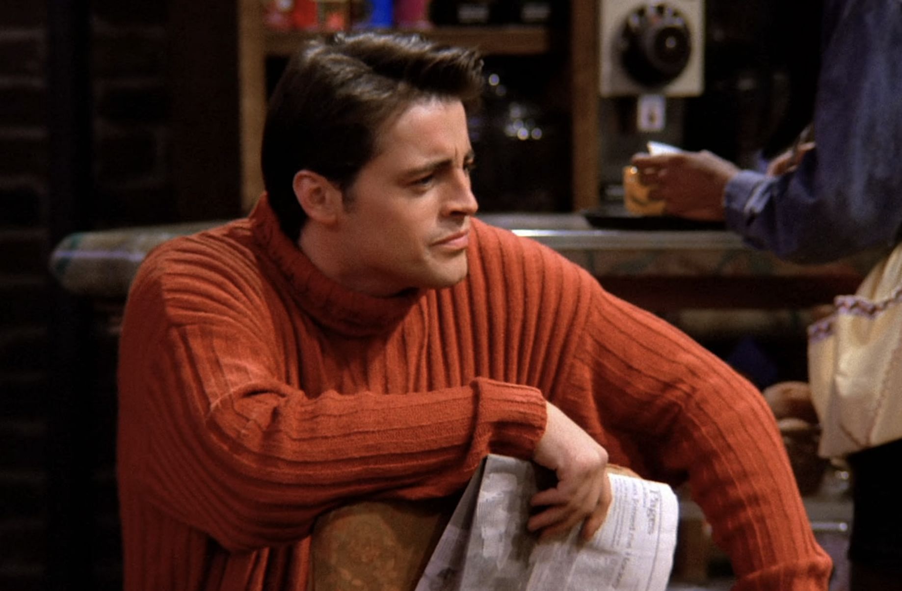 Joey in Friends (Image via Netflix)