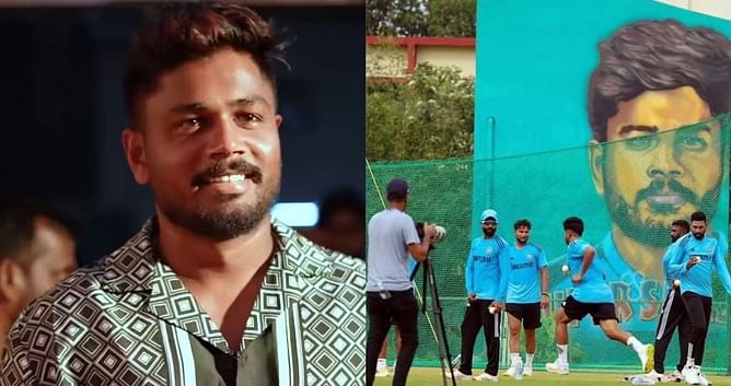भारतीय टीम के साथ नजर आये 'संजू सैमसन', सोशल मीडिया पर शेयर किया पोस्ट