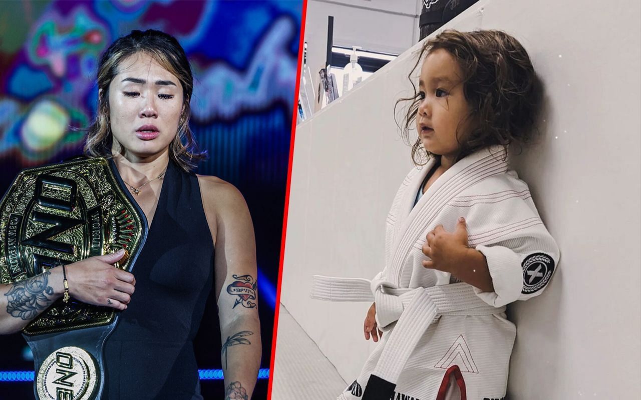 Angela Lee and daughter Ava Marie -- Photo by ONE Championship