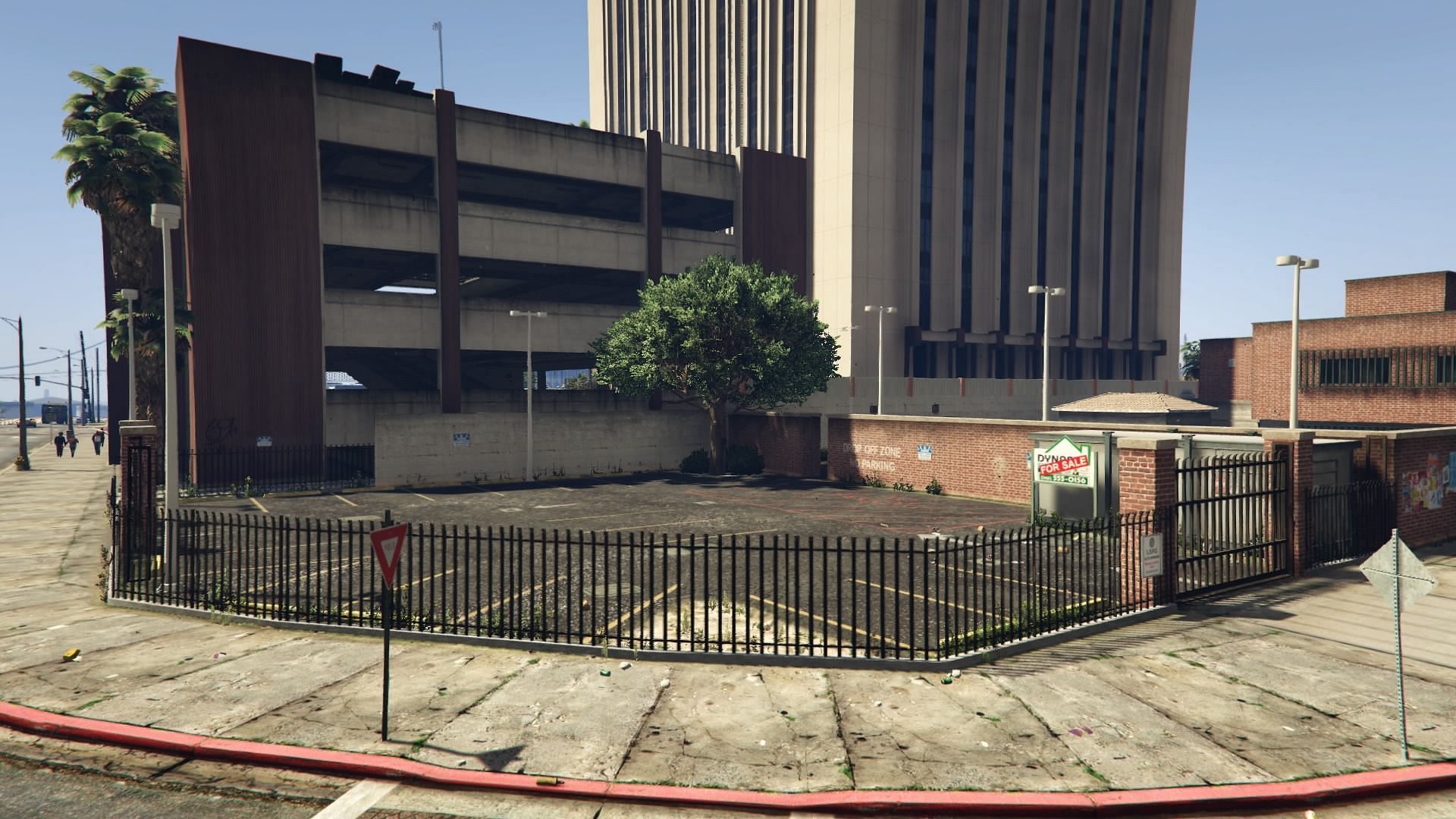 LSPD Auto Impound is a cheap property to buy, only costing $150,000 (Image via Rockstar Games)