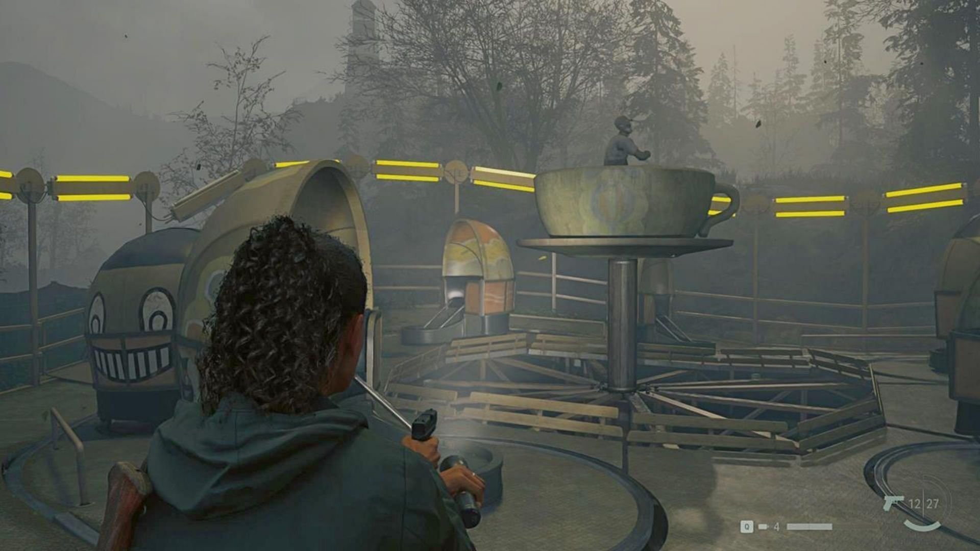 Percolator ride in Alan Wake 2 (Image via Remedy Entertainment)