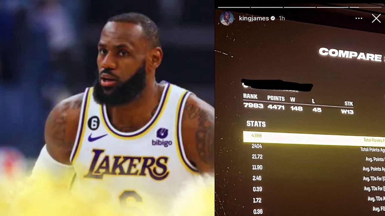 LeBron James boasts about new EA Madden milestone