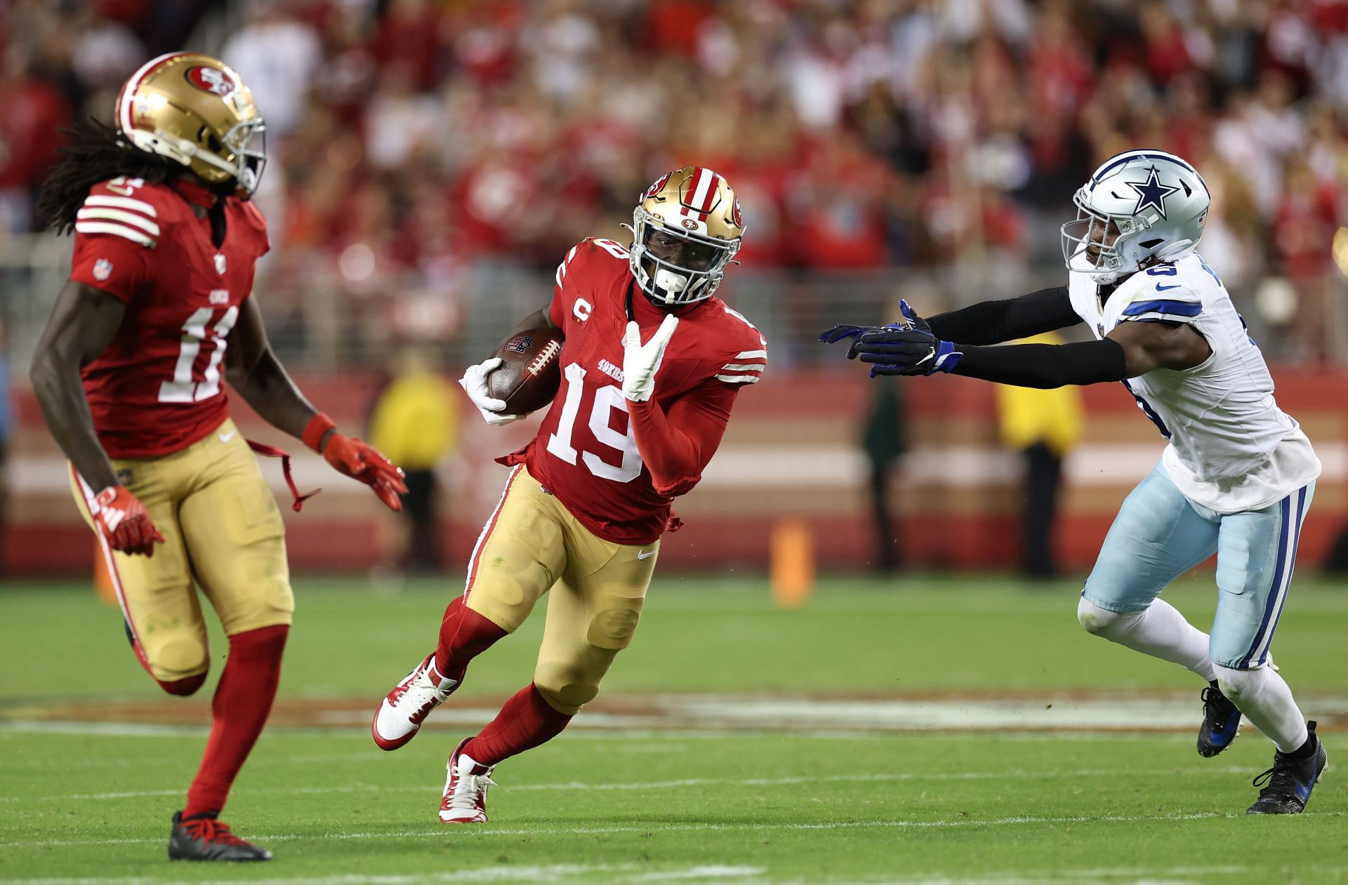 Deebo Samuel during Dallas Cowboys v San Francisco 49ers