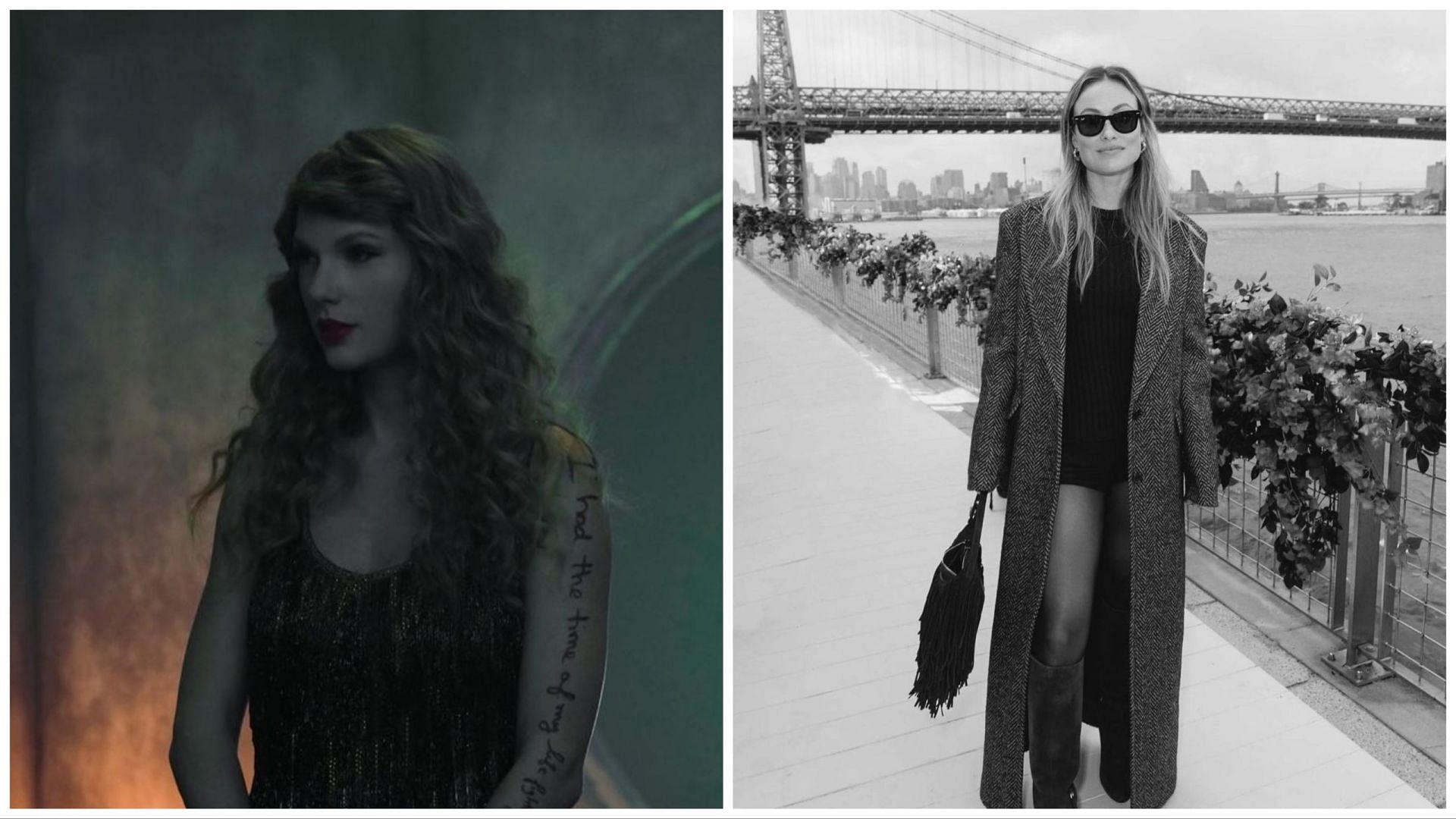 Olivia Wilde and Taylor Swift (Images via official Instagram @Taylor Swift and @oliviawilde)