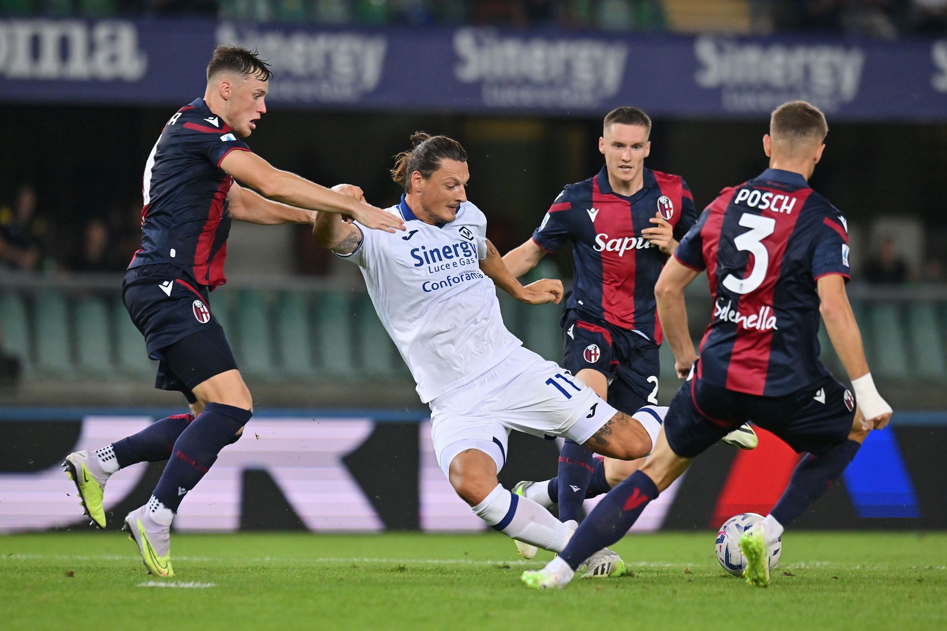 Bologna Fc Vs Hellas Verona Imagem Editorial - Imagem de grande