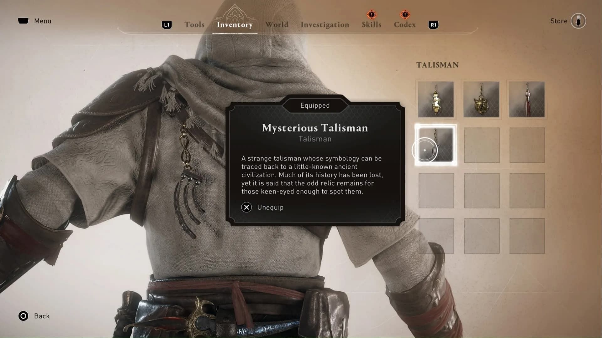 The Mysterious Talisman (Image via Ubisoft)