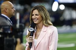 Halloweekend gets caught up with Deion Sanders effect as Erin Andrews dons Coach Prime outfit this holiday season [PHOTOS]