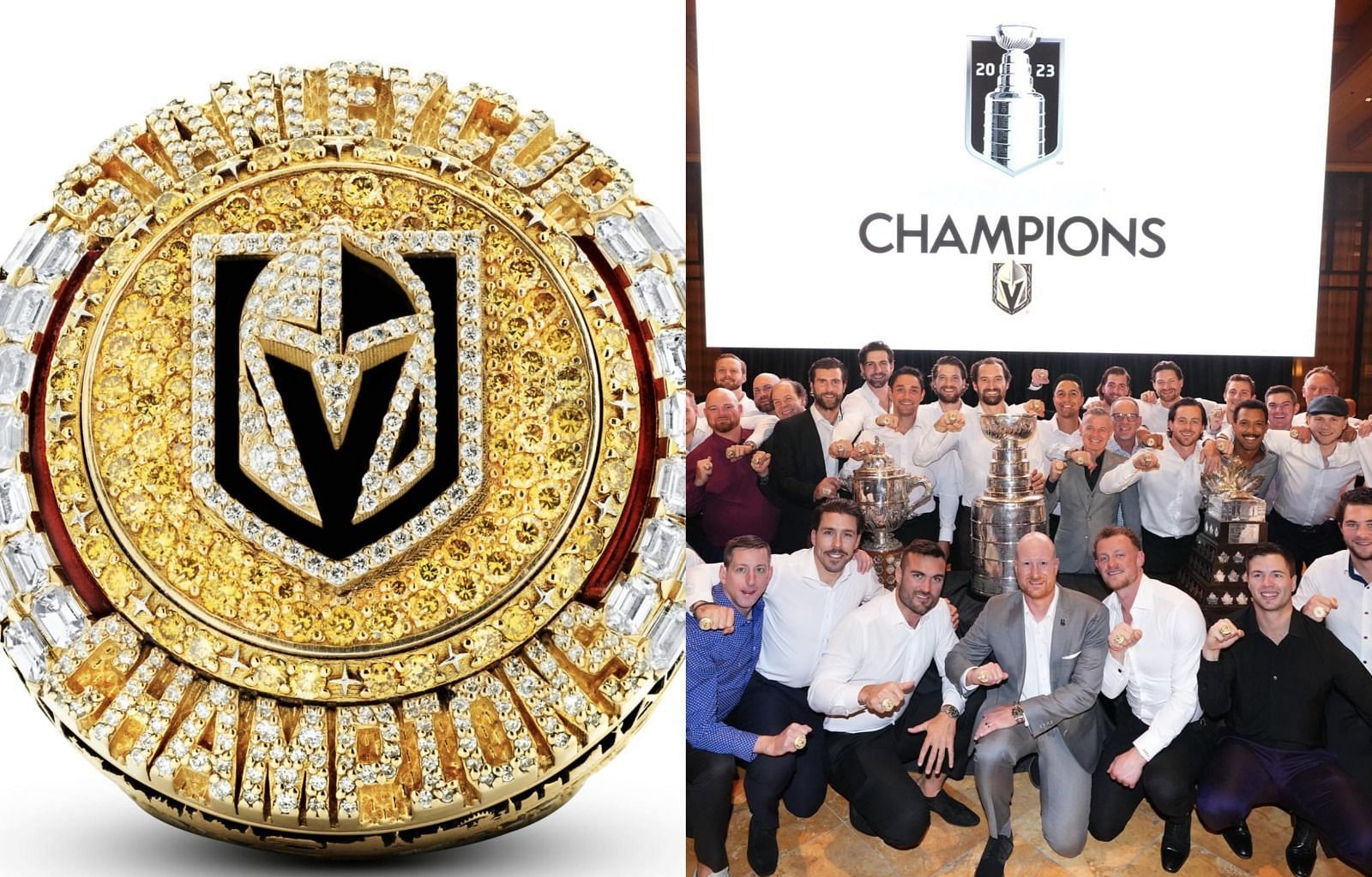 Vegas Golden Knights receive Stanley Cup Championship rings