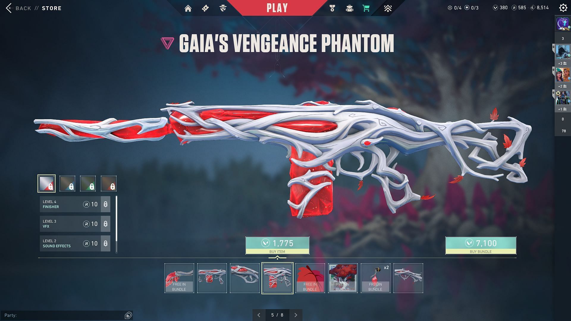 Gaia&#039;s Vengeance Phantom (Image via Riot Games)