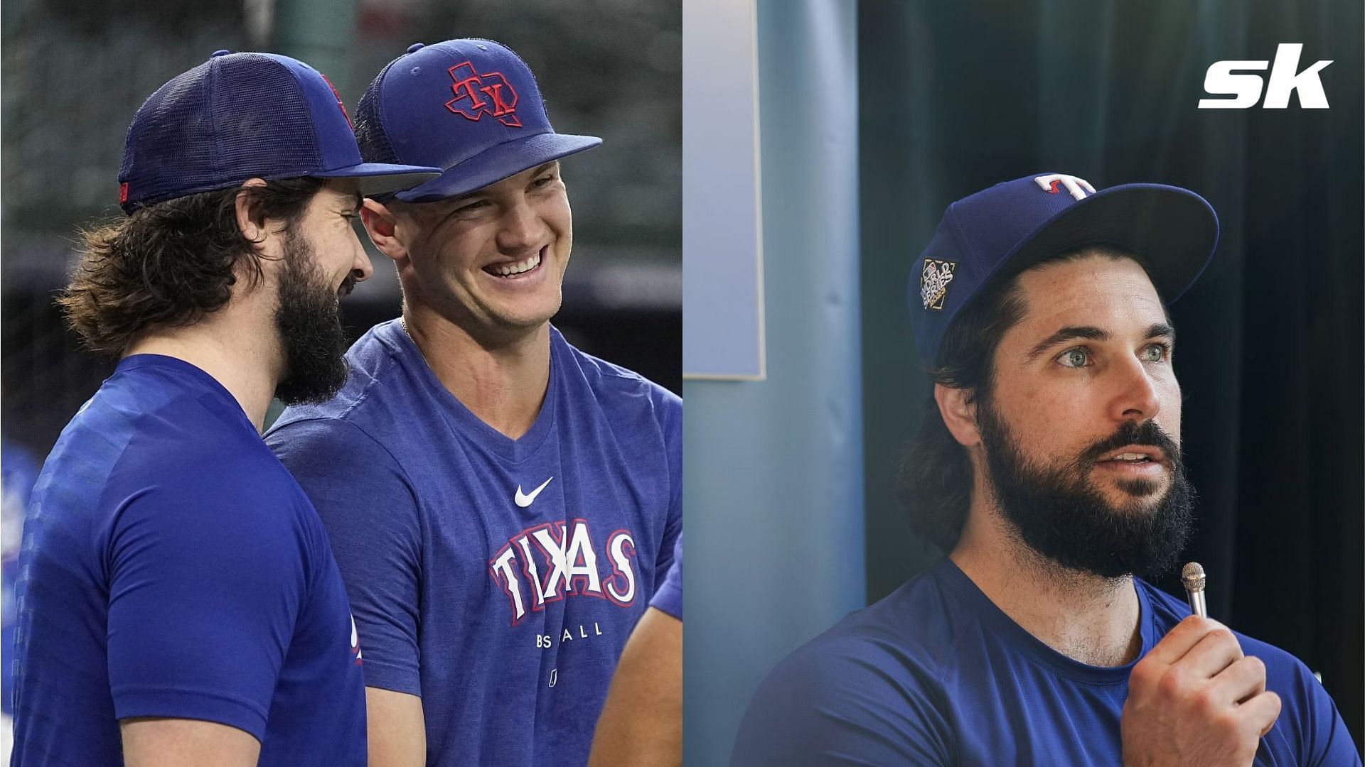 Austin Hedges agrees to hilarious outfit for the World Series parade if the Texas Rangers win it all